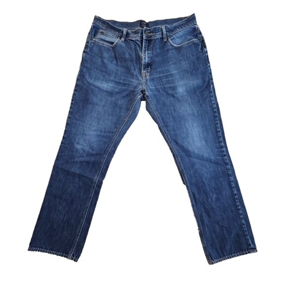 J. Crew Jeans Men's W36 L32 The Sutton Straight Blue Denim Mid Rise EUC Classic - Picture 1 of 11